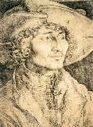 Albrecht Durer Portrait of a Young Man painting